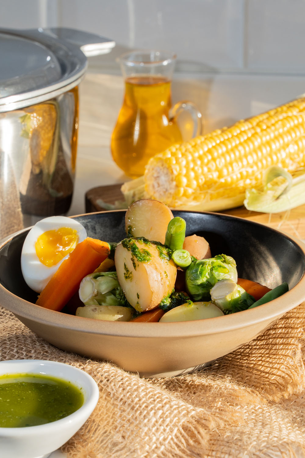 Ensalada tibia de vegetales