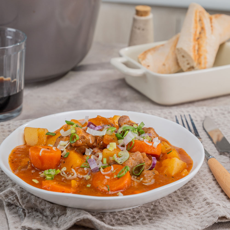 Estofado de cerdo a la cerveza