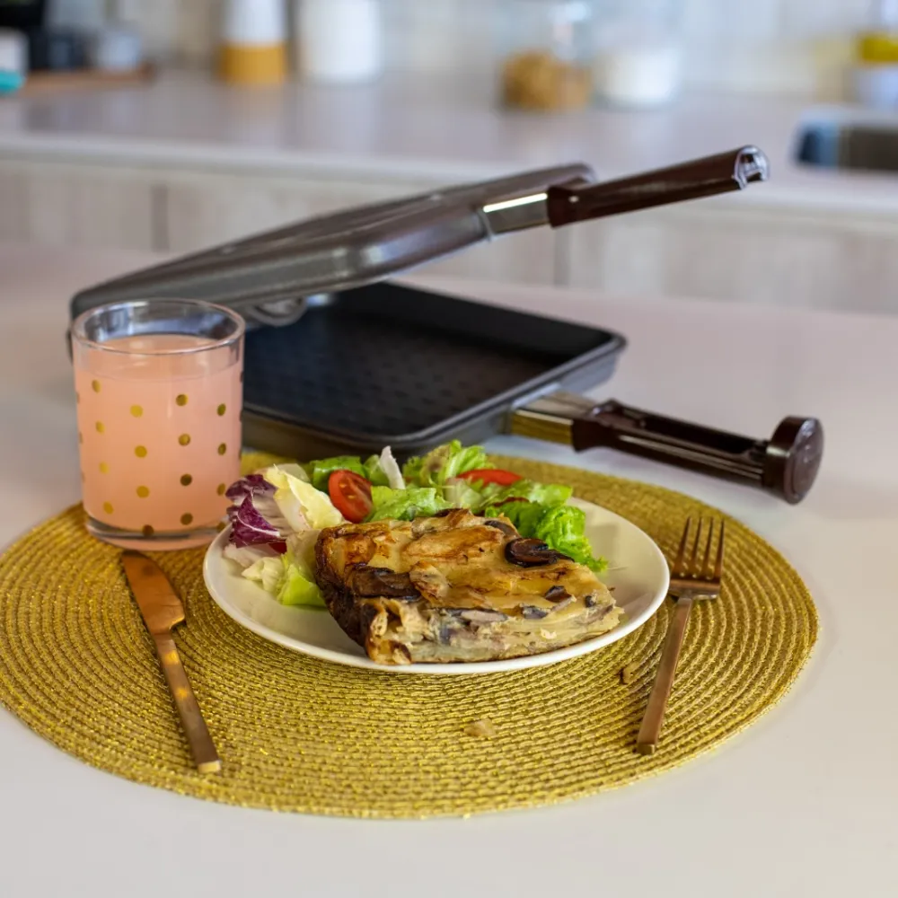 Tortilla de papas y hongos