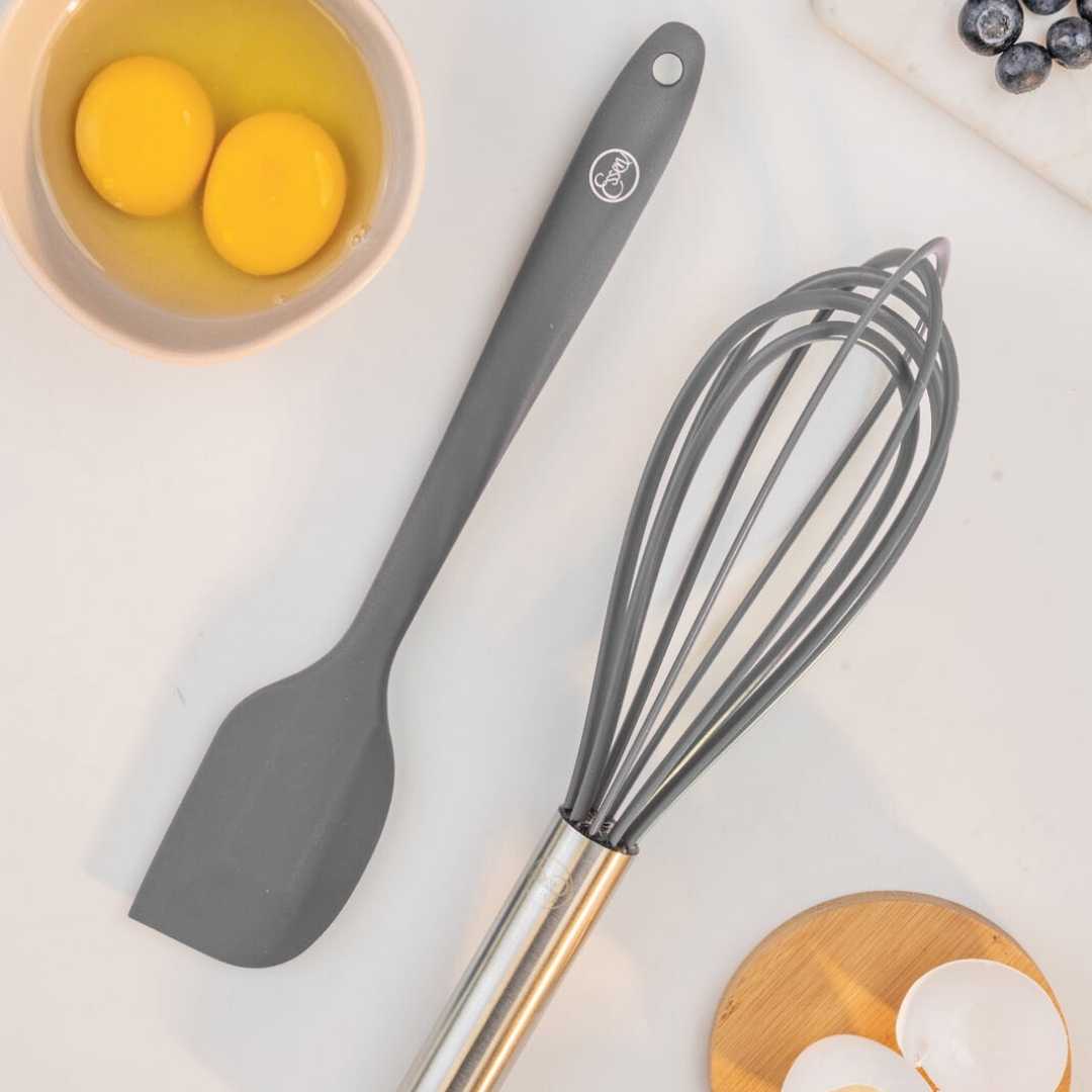 Espátula y batidor de silicona Terra